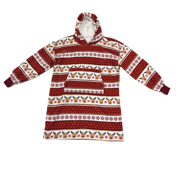 Hoodie Blanket Rowen Biking Red